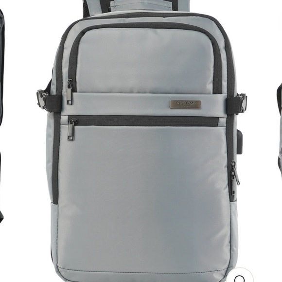 Duchamp London expandable, travel backpack, suitcase, Black, new main image 5